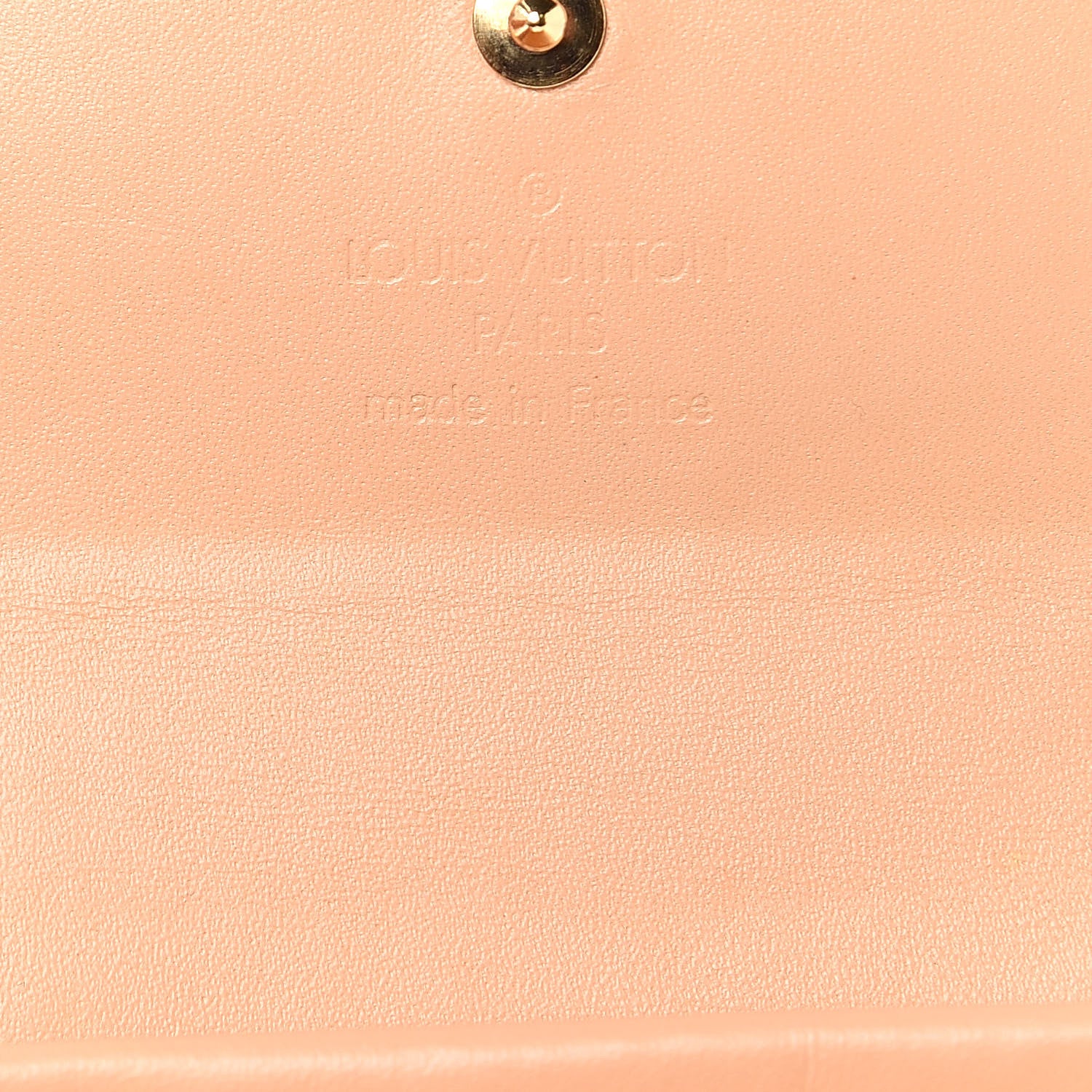 Louis Vuitton Monogram Cherry Blossom Porte-Monnaie Plat Coin Purse Brown 6 of 8