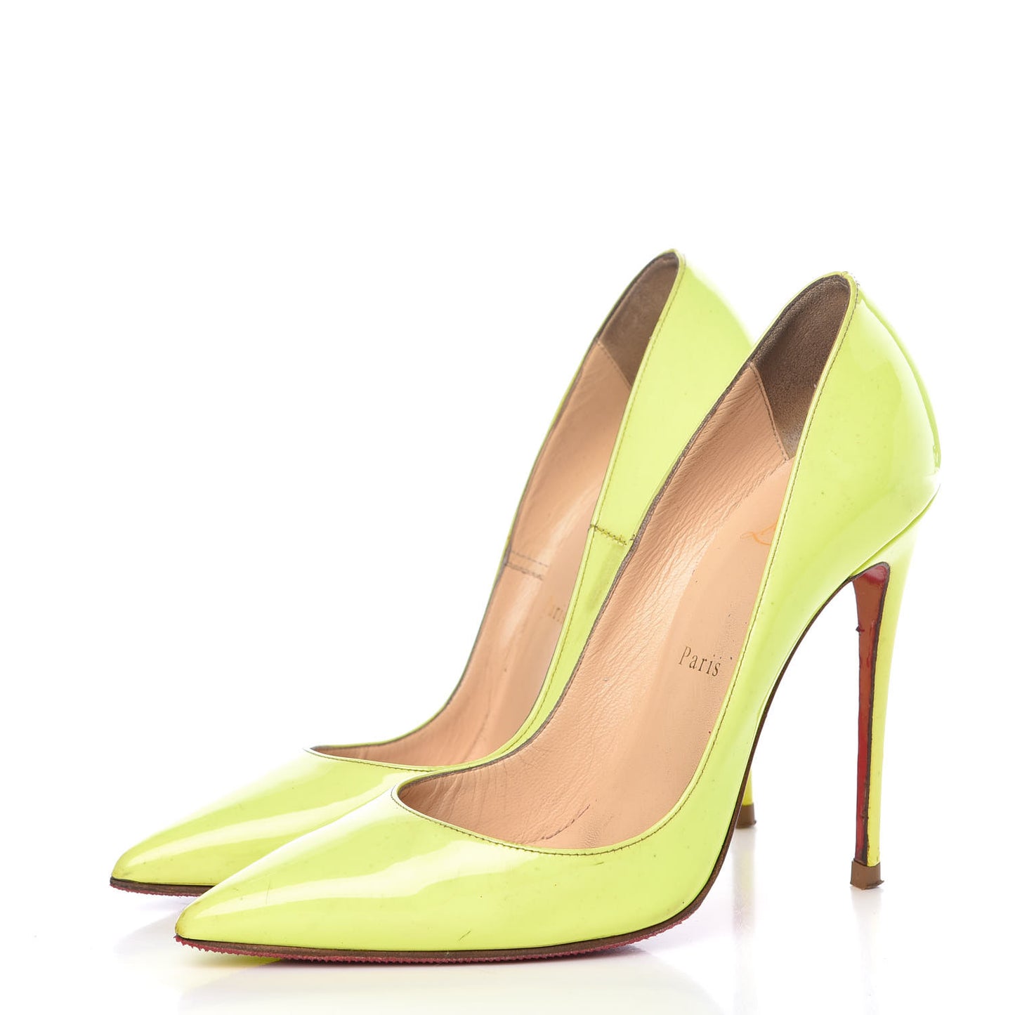 Patent So Kate 120 Pumps 38 Neon Yellow