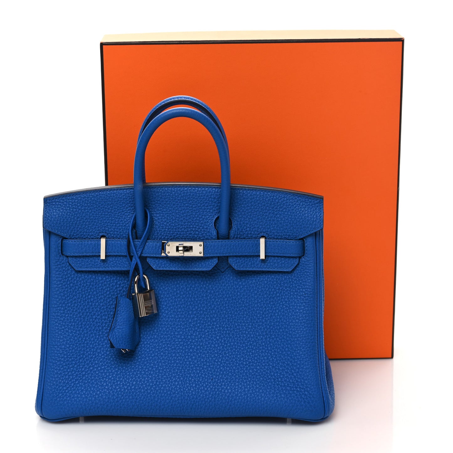 Togo Birkin 25 Bleu Zellige