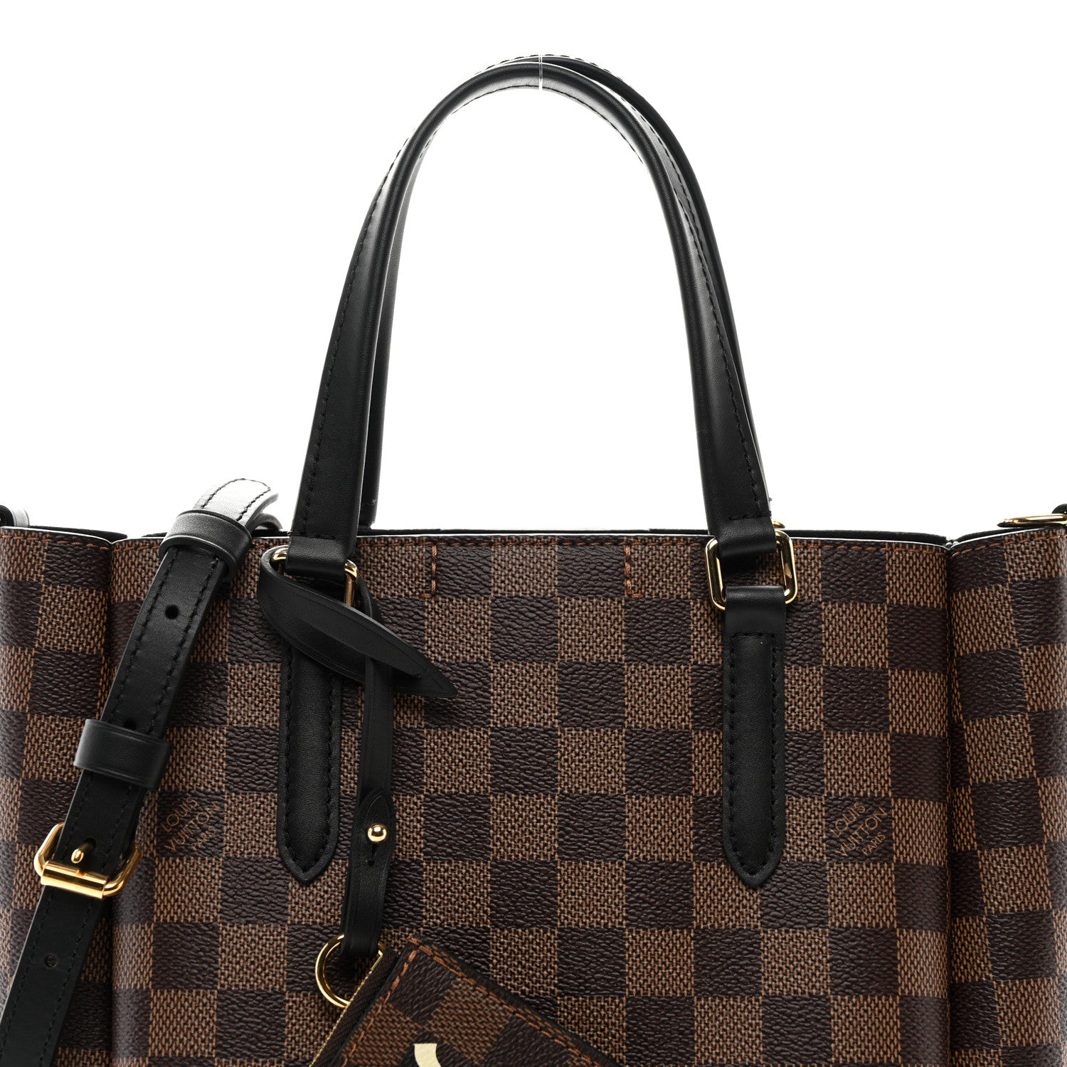 Louis Vuitton Damier Ebene Belmont PM Black 7 of 9