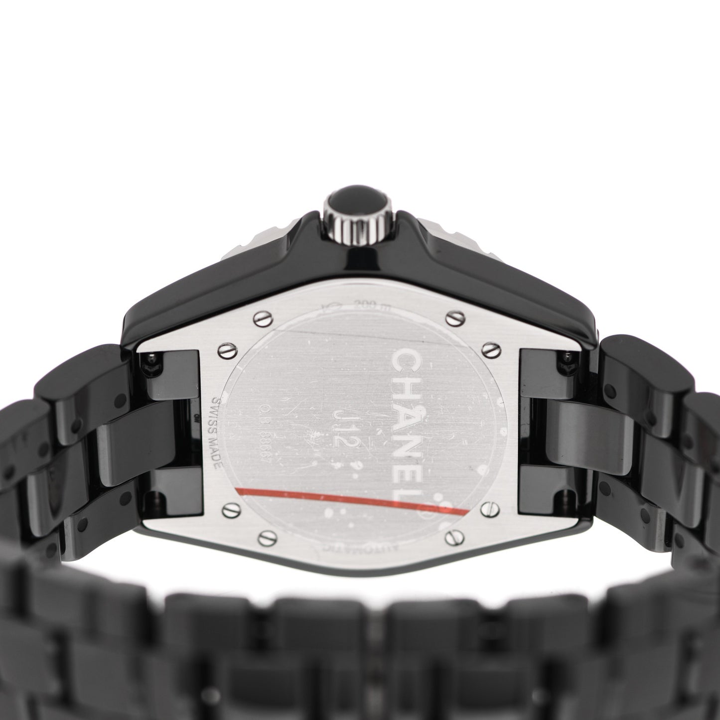 Stainless Steel Ceramic 38mm J12 Automatic Watch Black