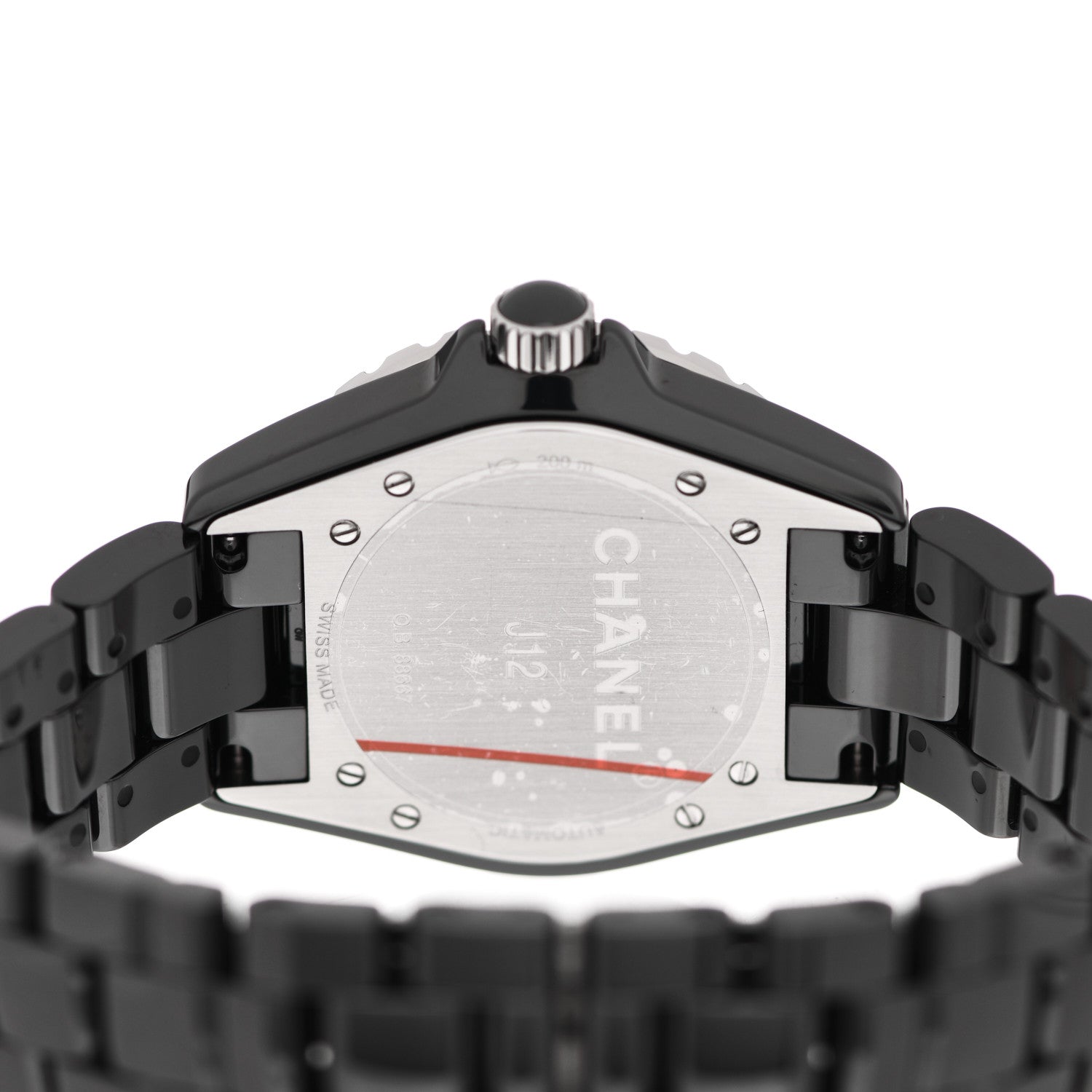 Chanel Stainless Steel Ceramic 38mm J12 Automatic Watch Black 4 of 5