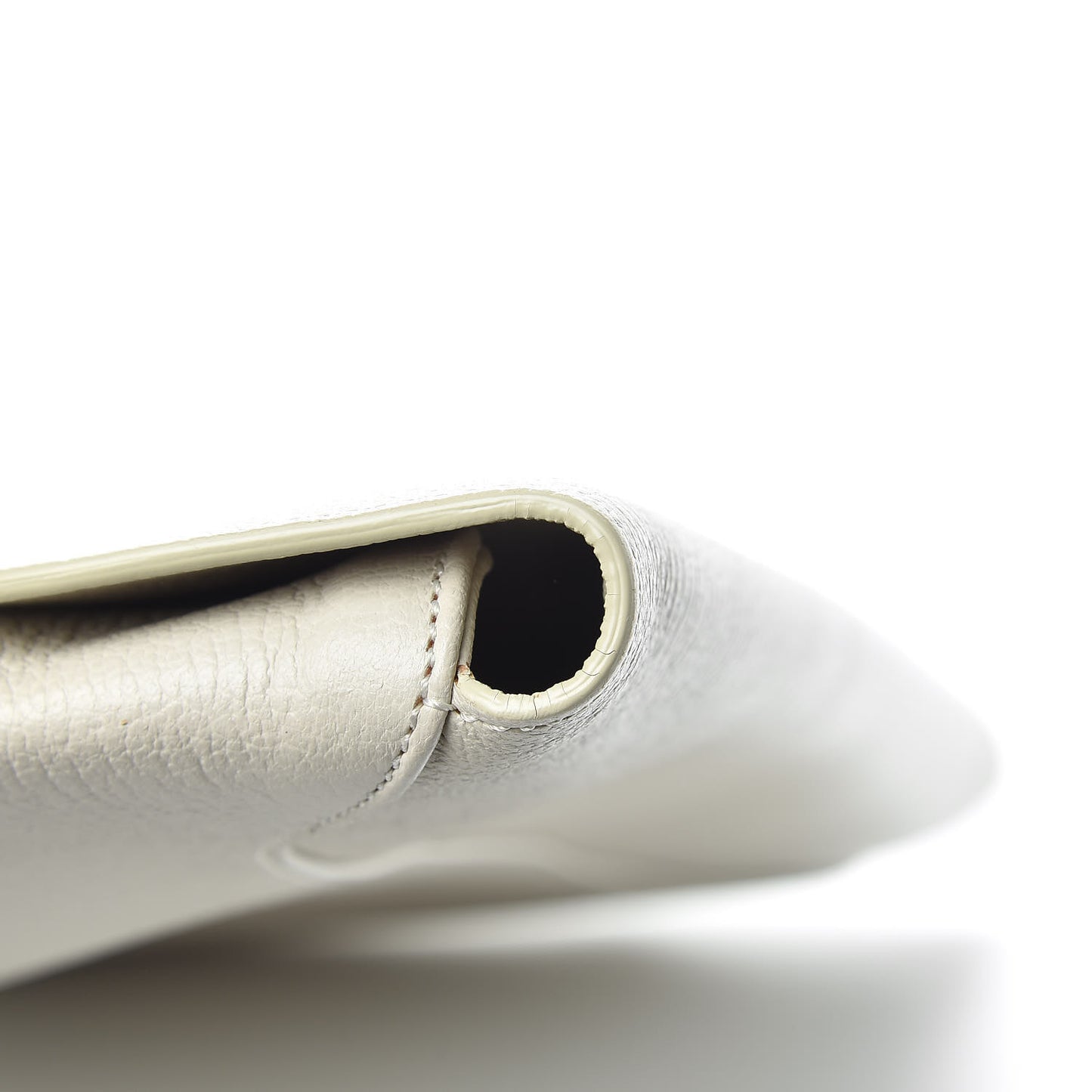 Sugar Goatskin Medium Antigona Envelope Clutch Ivory