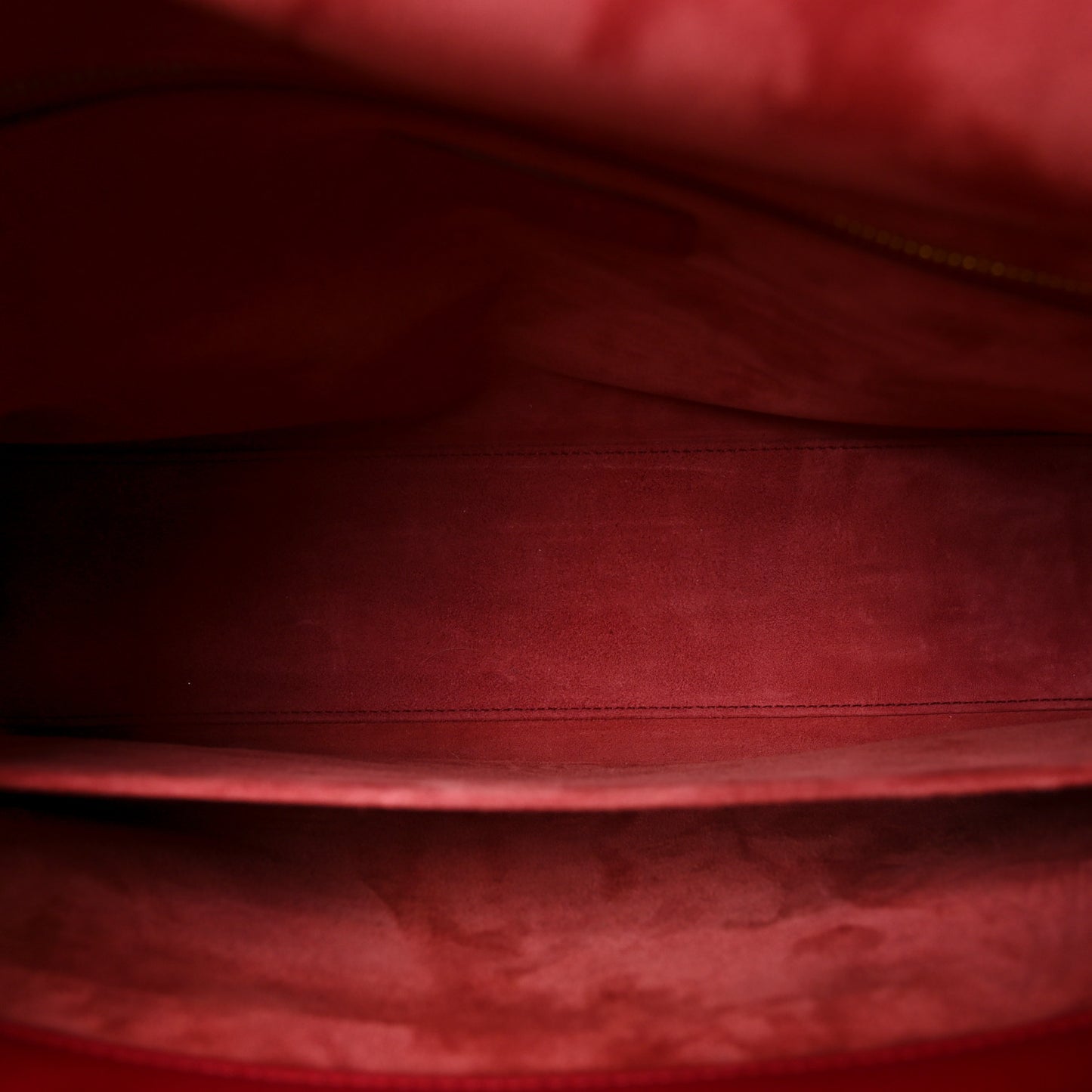 Lambskin Cannage Large Lady Dior Red