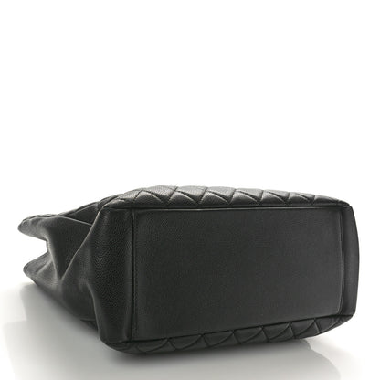 Chanel Caviar Quilted Grand Shopping Tote GST Black 4 of 10