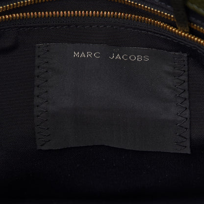 Marc Jacobs Goatskin Quilted Grommet Gotham Eyelet Shoulder Bag Bottle Green 6 of 9