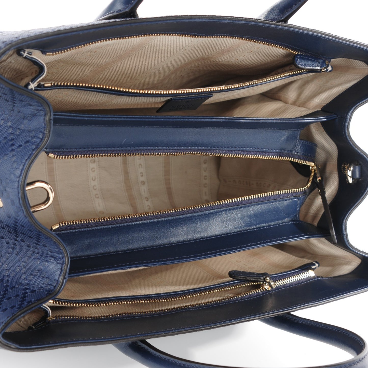 Hilary Lux Bright Diamante Medium Top Handle Bag Classic Marine