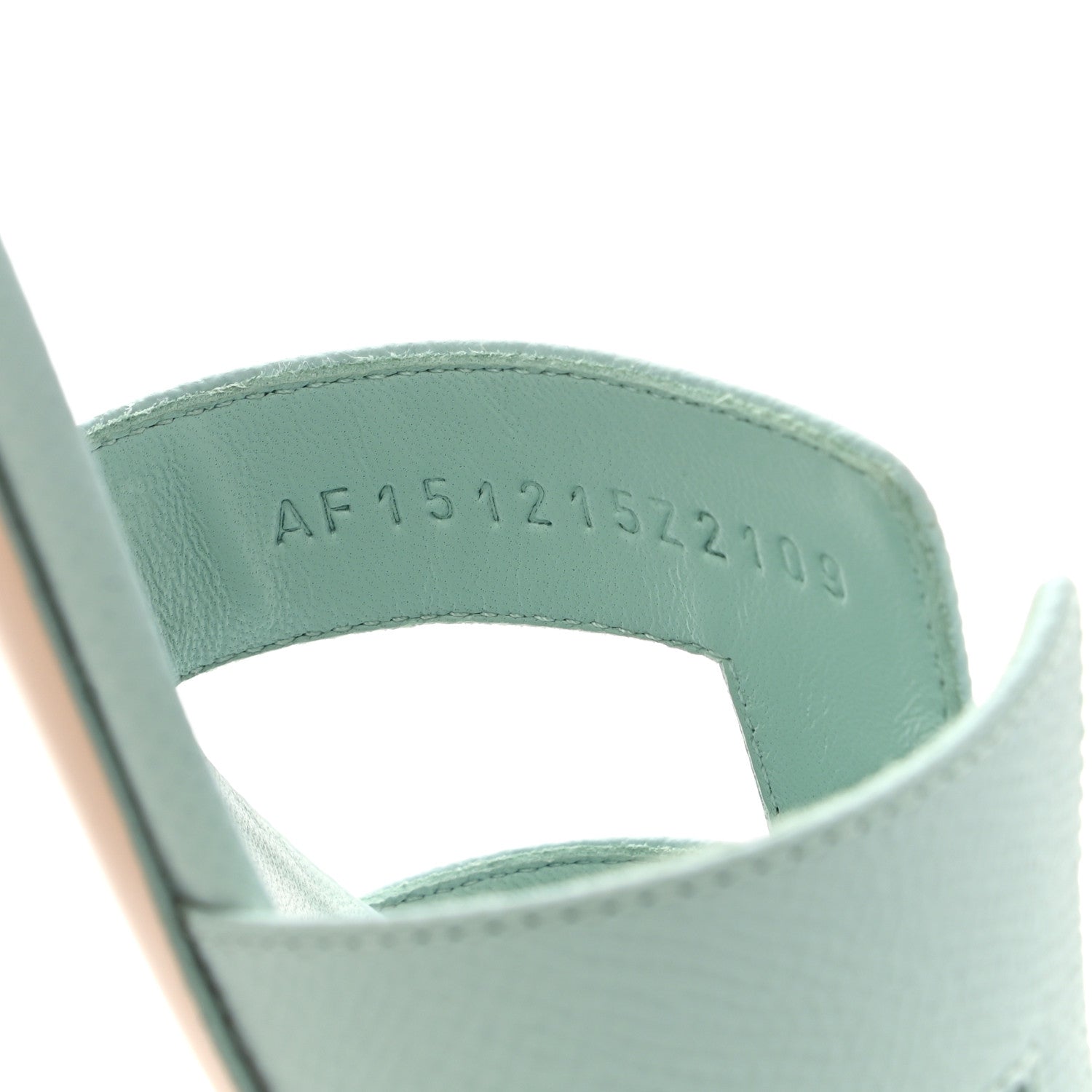 Hermes Epsom Oasis Sandals 41.5 Vert Embrun 8 of 8