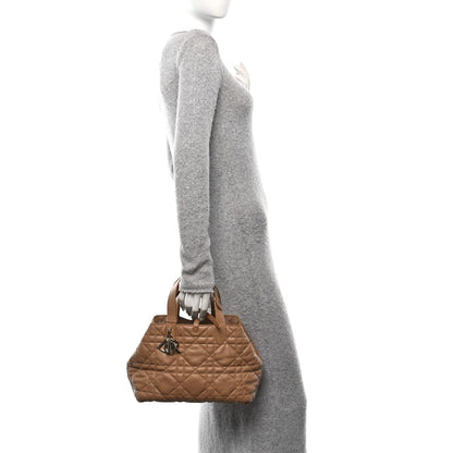Christian Dior Calfskin Macrocannage Medium Toujours Tan 2 of 12