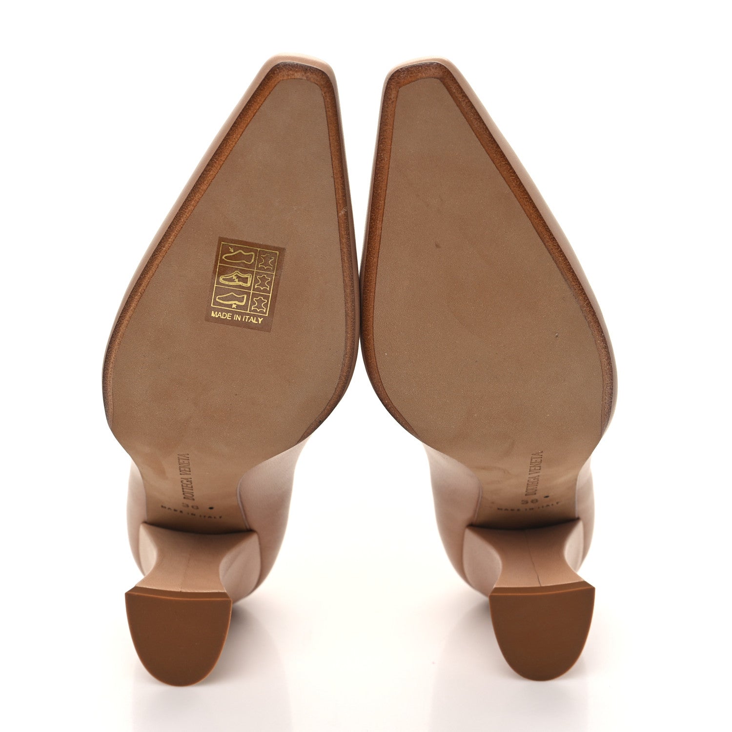 Bottega Veneta Nappa Almond Pumps 36 Cipria 5 of 7