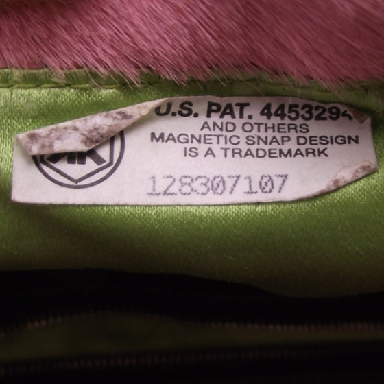 Calf Hair Baguette Pink