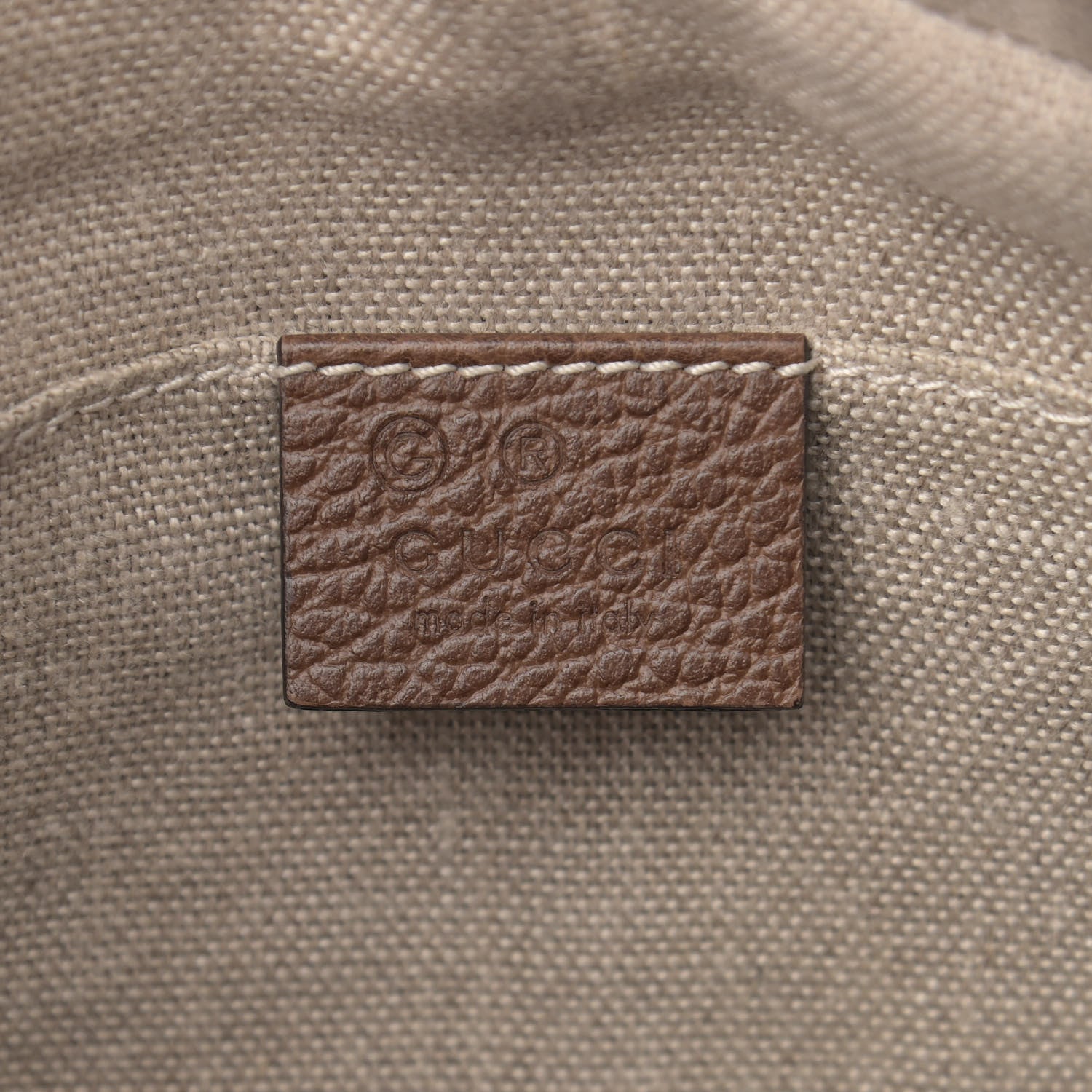 Gucci Monogram Mini Bree Messenger Bag Beige Tabacco 6 of 19