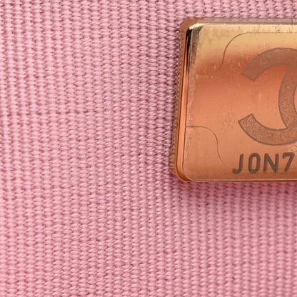 Chanel Caviar Quilted Textured CC Wallet on Chain WOC Light Pink 7 of 10