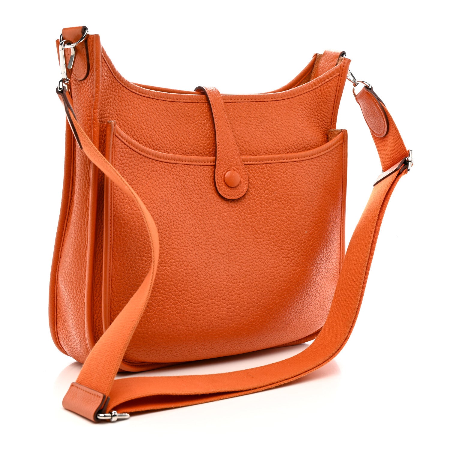 Hermes Taurillon Clemence Evelyne III PM Orange 3 of 17