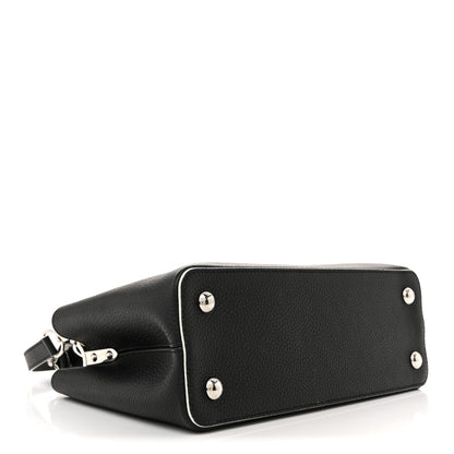 Louis Vuitton Taurillon Stitched Xoxo Capucines PM Black 4 of 9