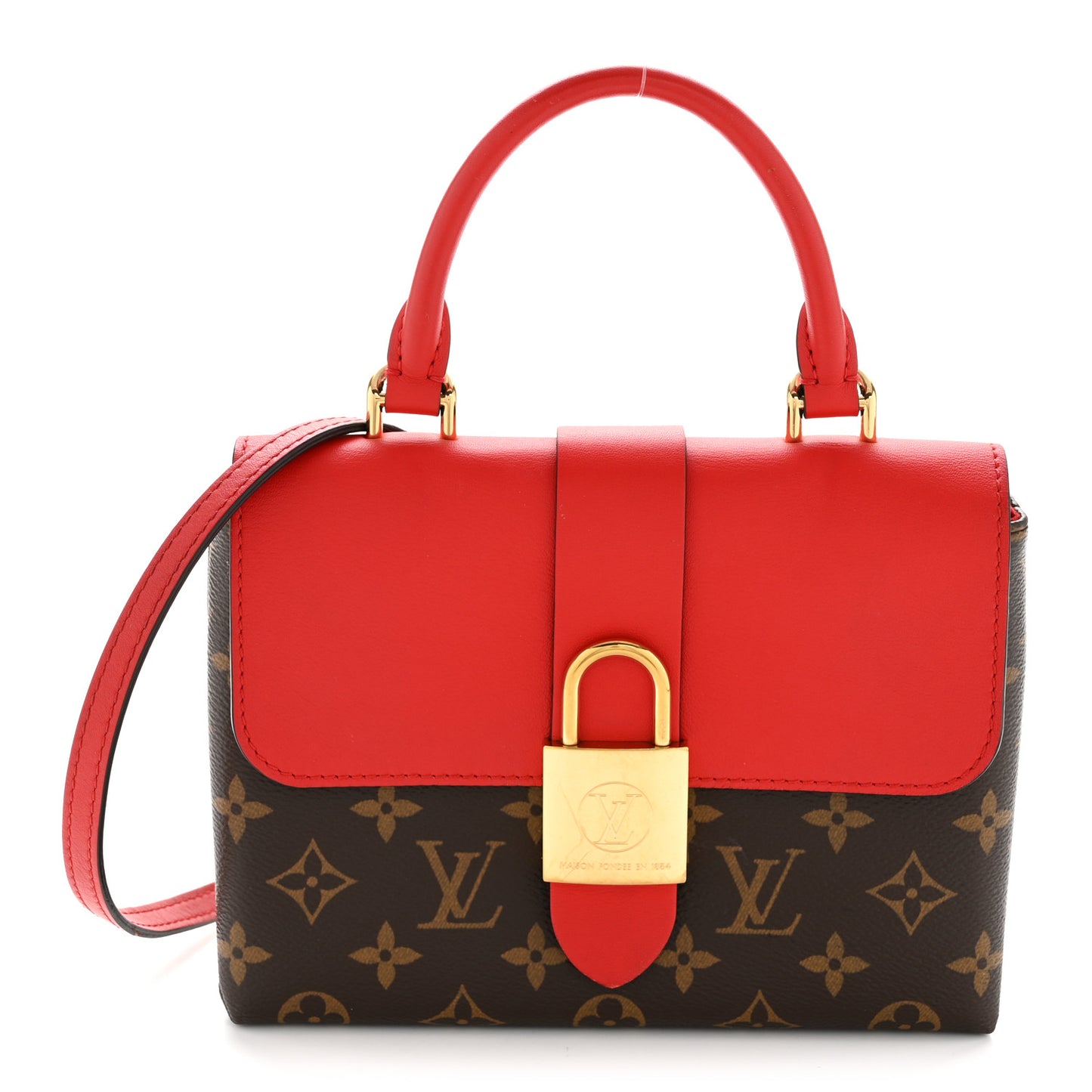 Monogram Locky BB Coquelicot