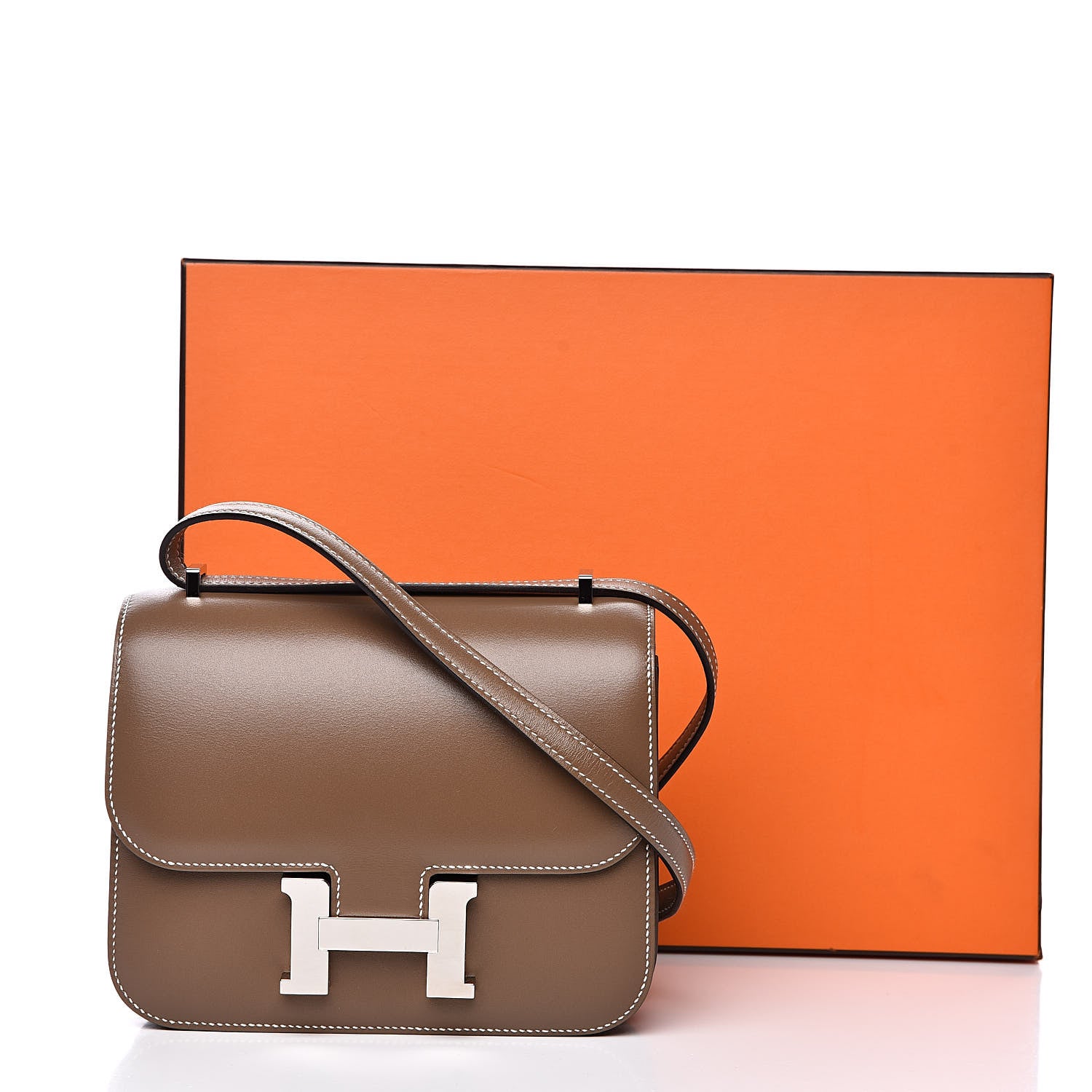 Hermes Tadelakt Constance 18 Etoupe 14 of 14