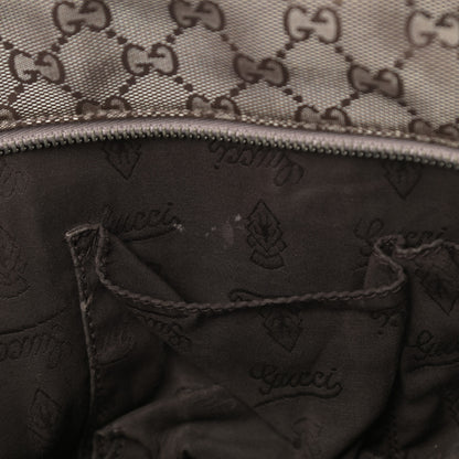 Gucci Imprime Monogram Medium Zippered Shopping Tote Pewter 13 of 20