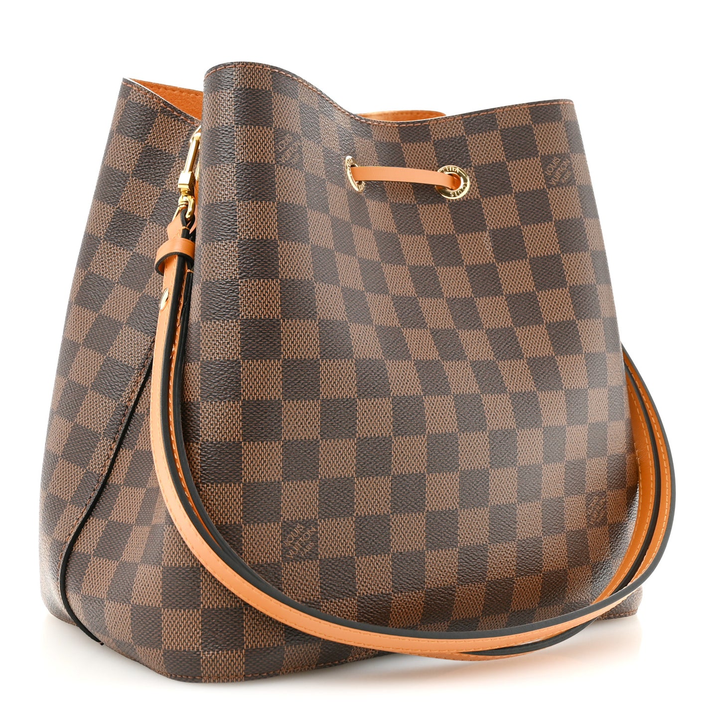 Damier Ebene Neonoe MM Safran