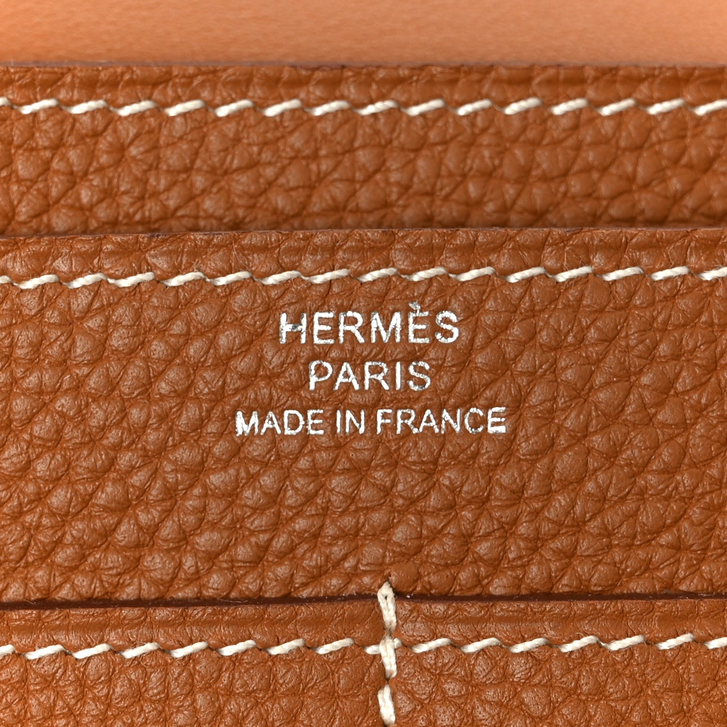 Hermes Togo Dogon Duo Wallet Gold 8 of 12