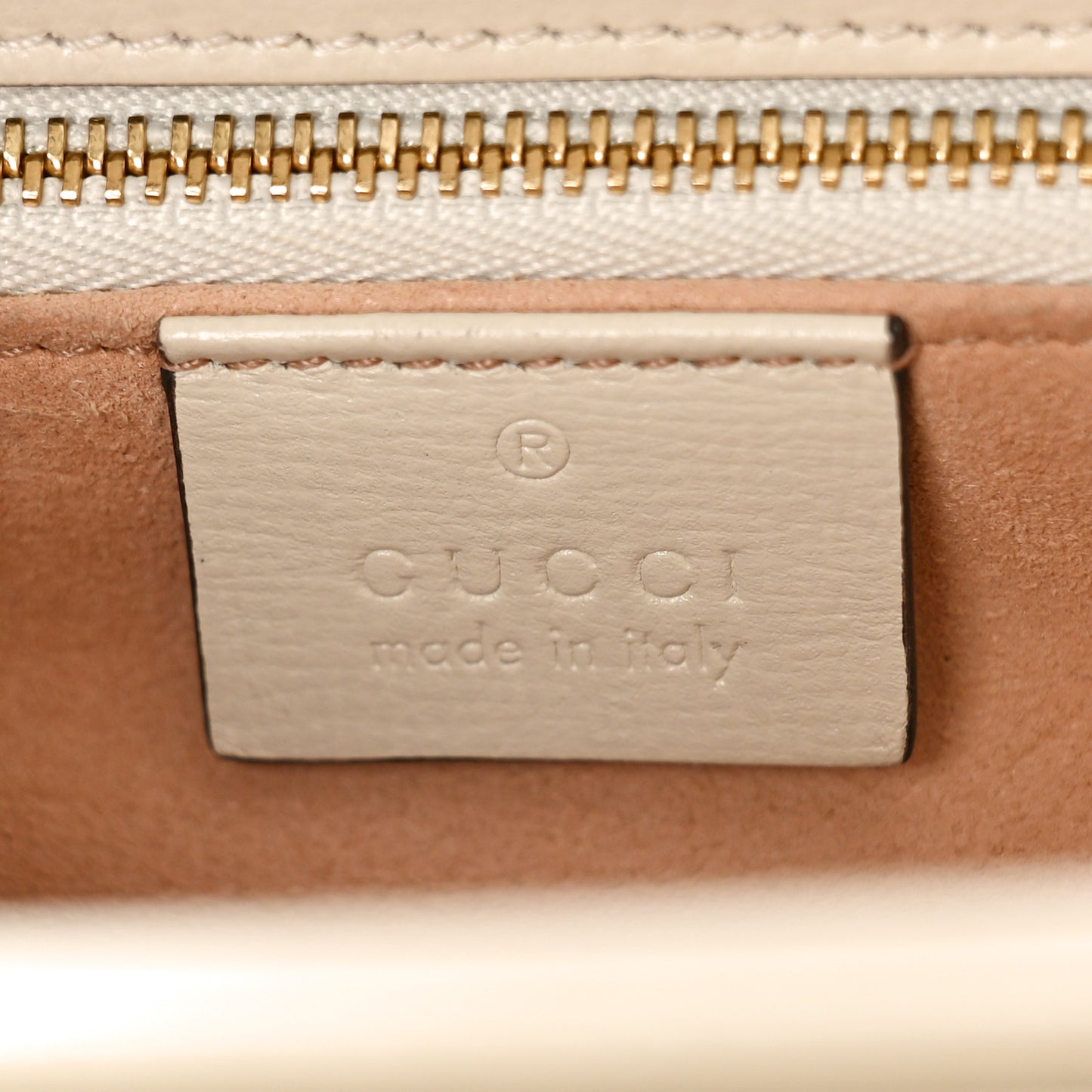 GG Supreme Monogram Horsebit 1955 Shoulder Bag Beige Mystic White
