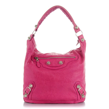 Balenciaga Agneau Giant 21 Silver Hardware Day Hobo Cyclamen Fucsia 1 of 8