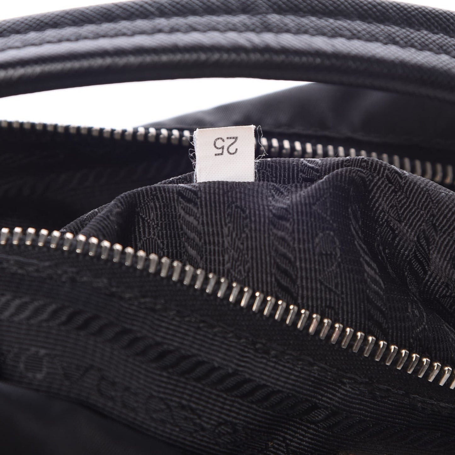 Tessuto Nylon Saffiano Hobo Black