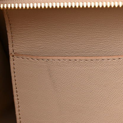 Celine Smooth Calfskin Suede Medium Trapeze Dune 11 of 19