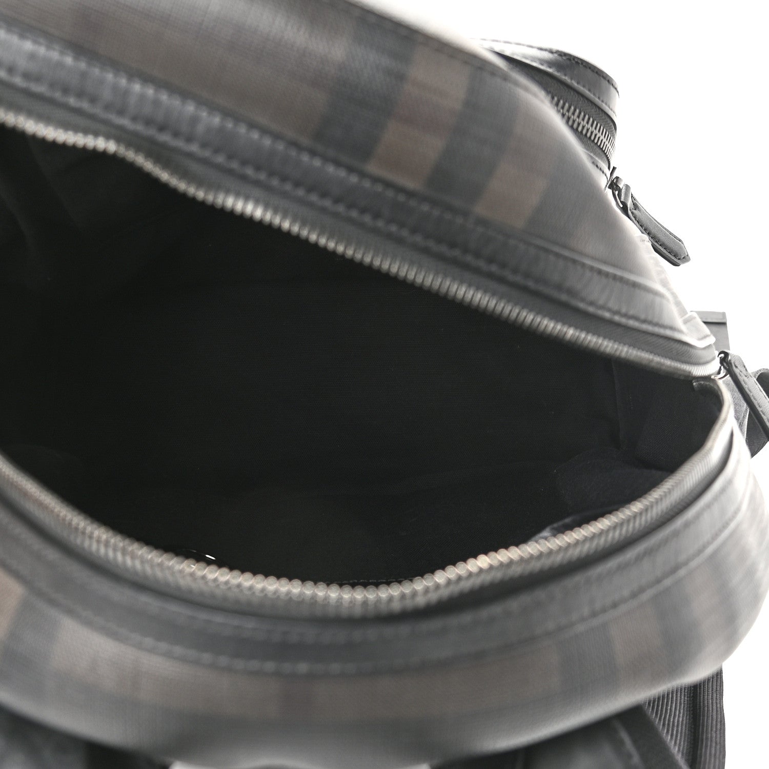 Burberry Smoked Check Backpack Black Brown 5 of 9