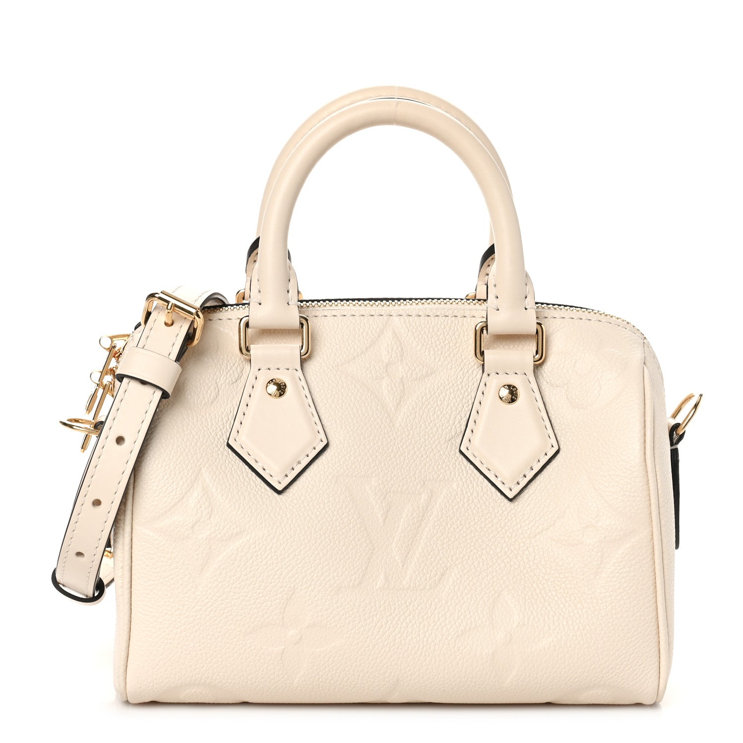 Louis Vuitton Empreinte Monogram Giant Speedy Bandouliere 20 Creme 1 of 8