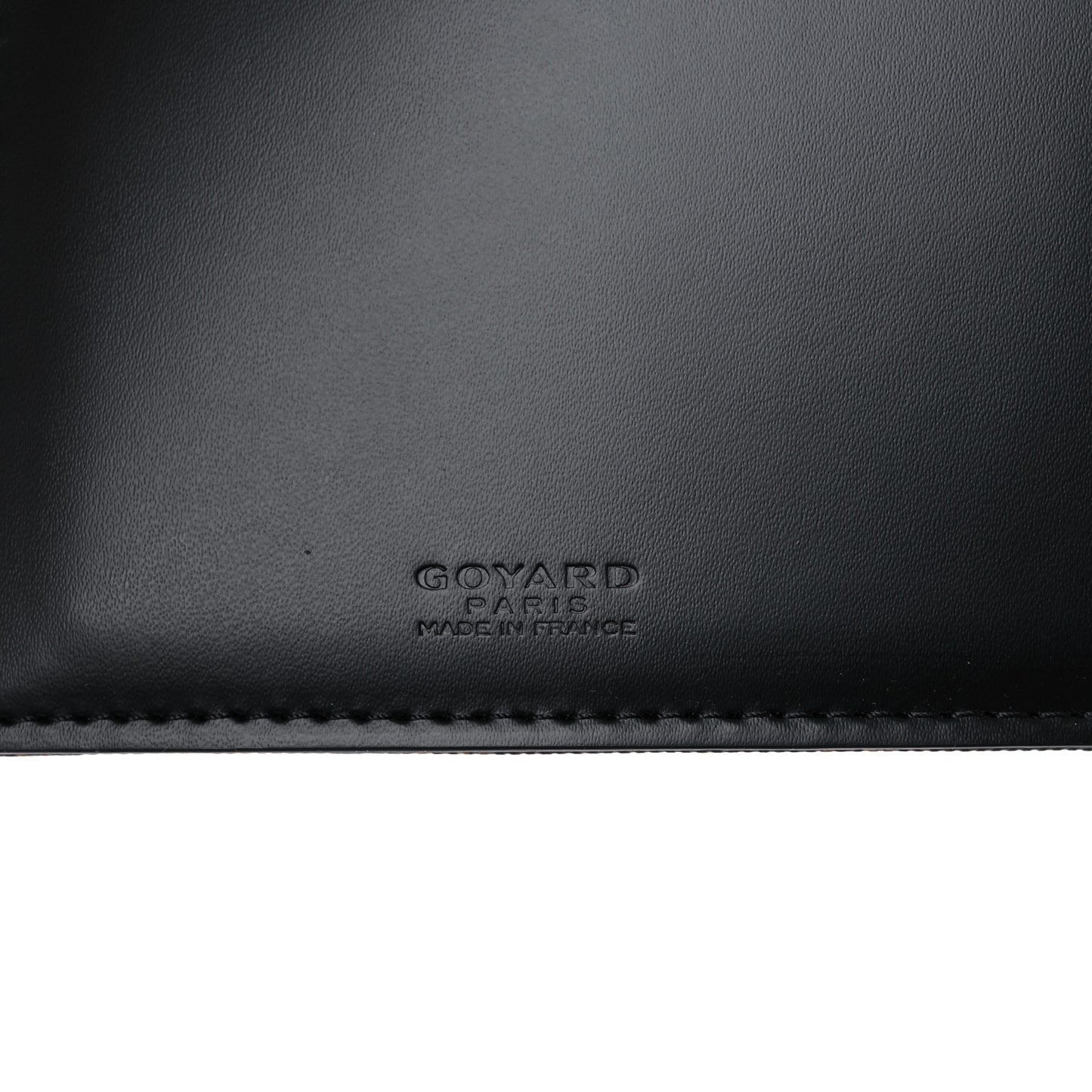 Goyardine Agenda Cover Black