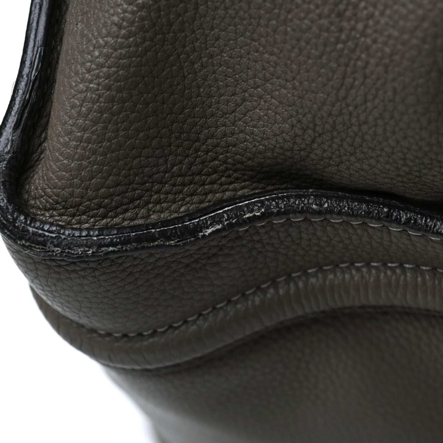 Pebbled Calfskin Mini Luggage Souris