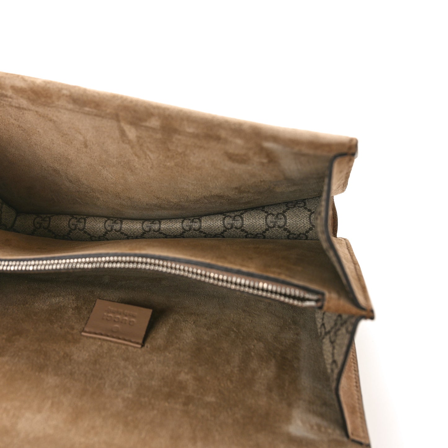 GG Supreme Monogram Small Dionysus Shoulder Bag Taupe