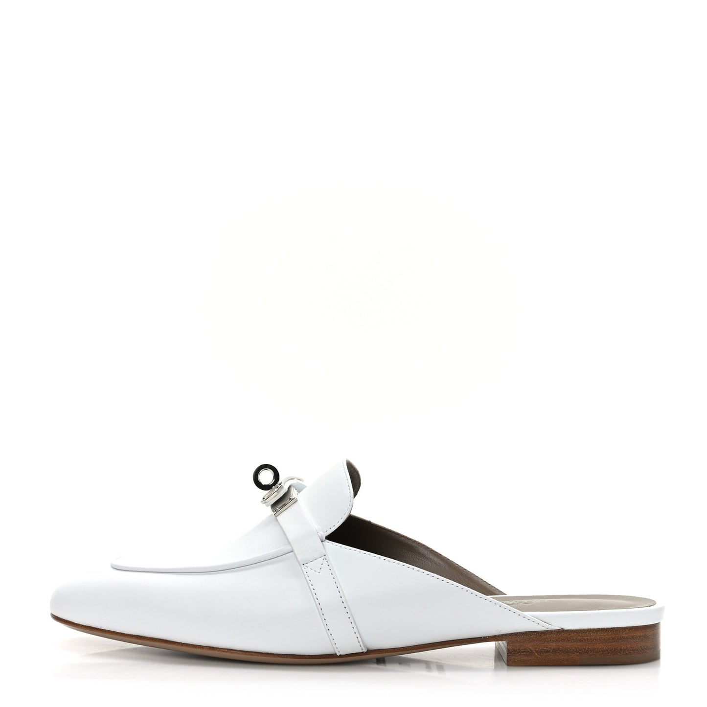 Calfskin Oz Mules 39 White