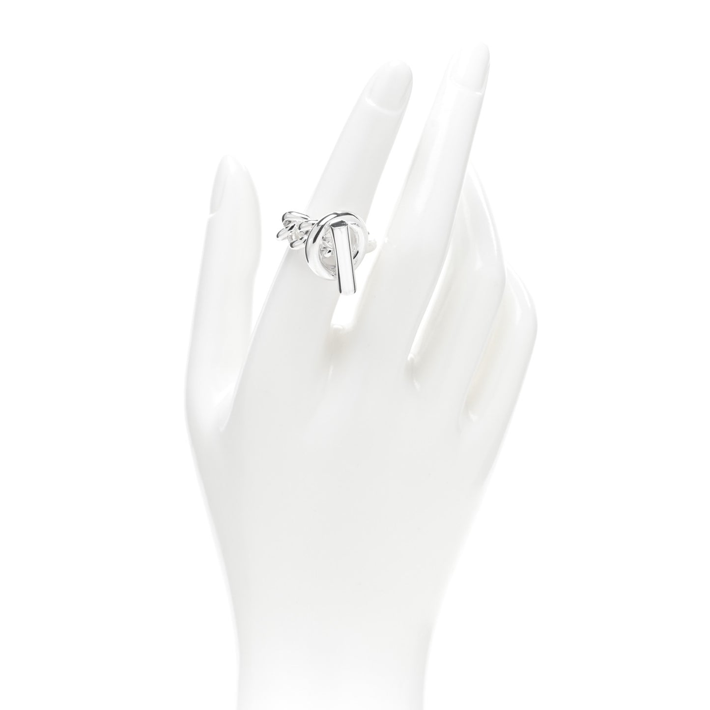 Sterling Silver GM Croisette Ring 54 6.75