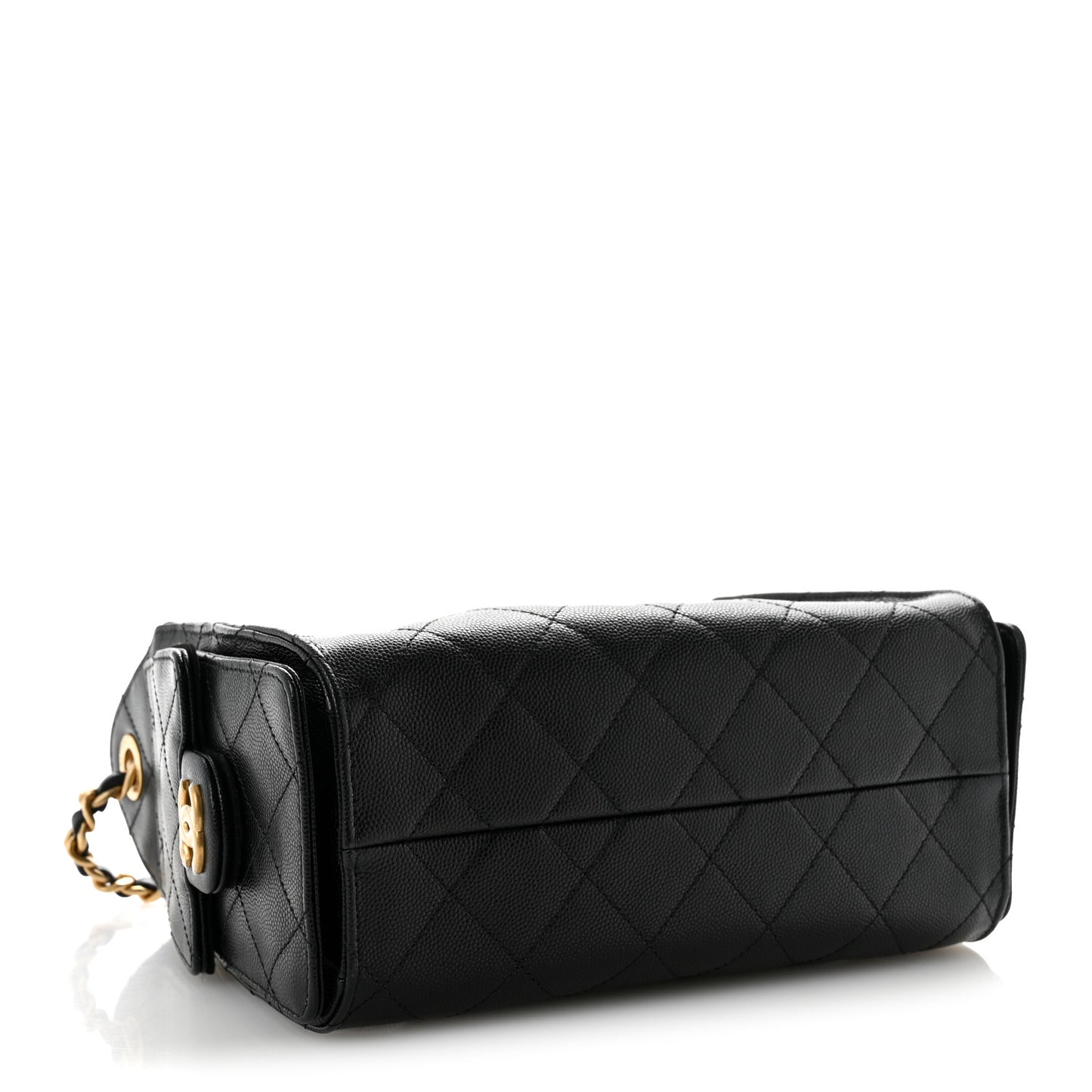 Caviar Quilted Mini Chanel 25 Handbag Black