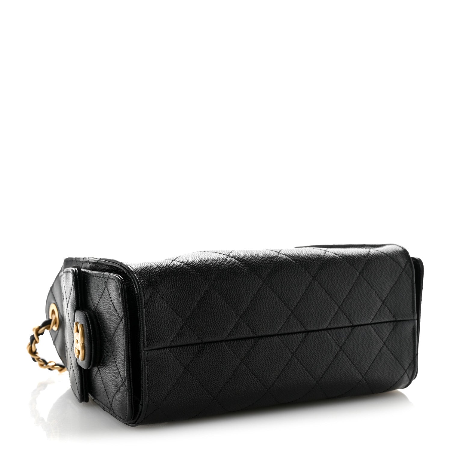 Chanel Caviar Quilted Mini Chanel 25 Handbag Black 4 of 12