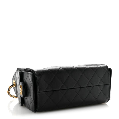 Chanel Caviar Quilted Mini Chanel 25 Handbag Black 4 of 12