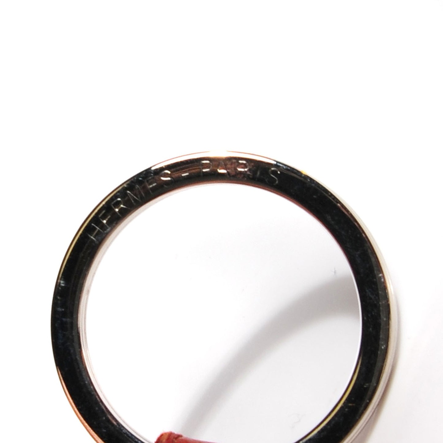 Lambskin Bi-Color Carmen Tassel Key Holder Brique Soleil