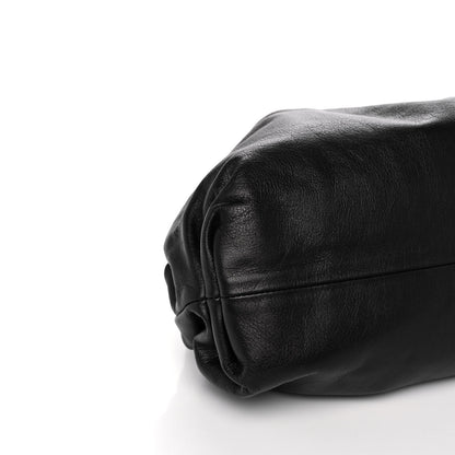 Bottega Veneta Smooth Butter Calf The Pouch Oversized Clutch Black 9 of 13