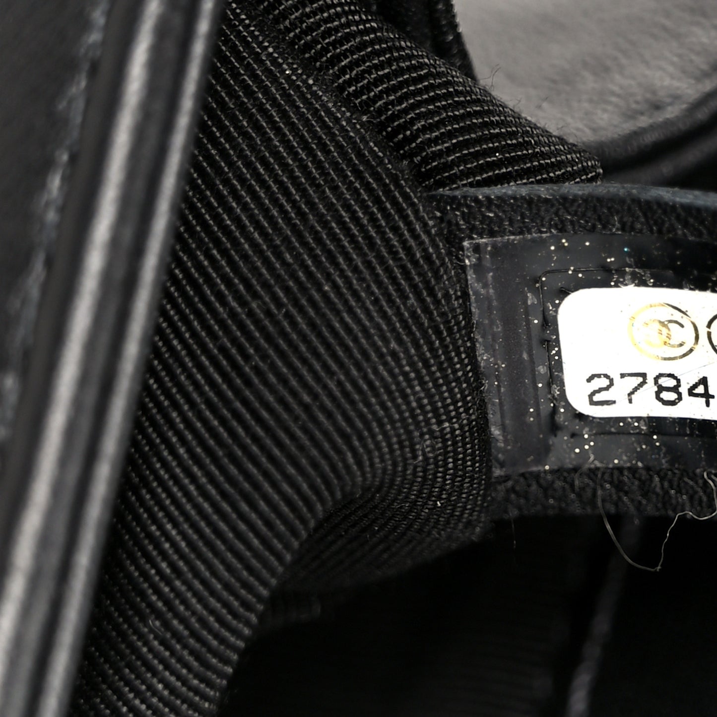 Calfskin Strass Crystal Small Boy Flap Black