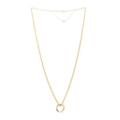 Cartier 18K Pink Yellow White Gold Baby Trinity Pendant Necklace 2 of 5