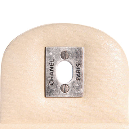 Chanel Iridescent Calfskin In The Mix Medium Flap Beige 9 of 9