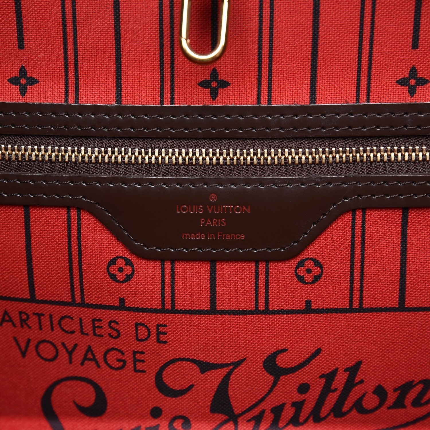 Louis Vuitton Damier Ebene Neverfull MM 6 of 7