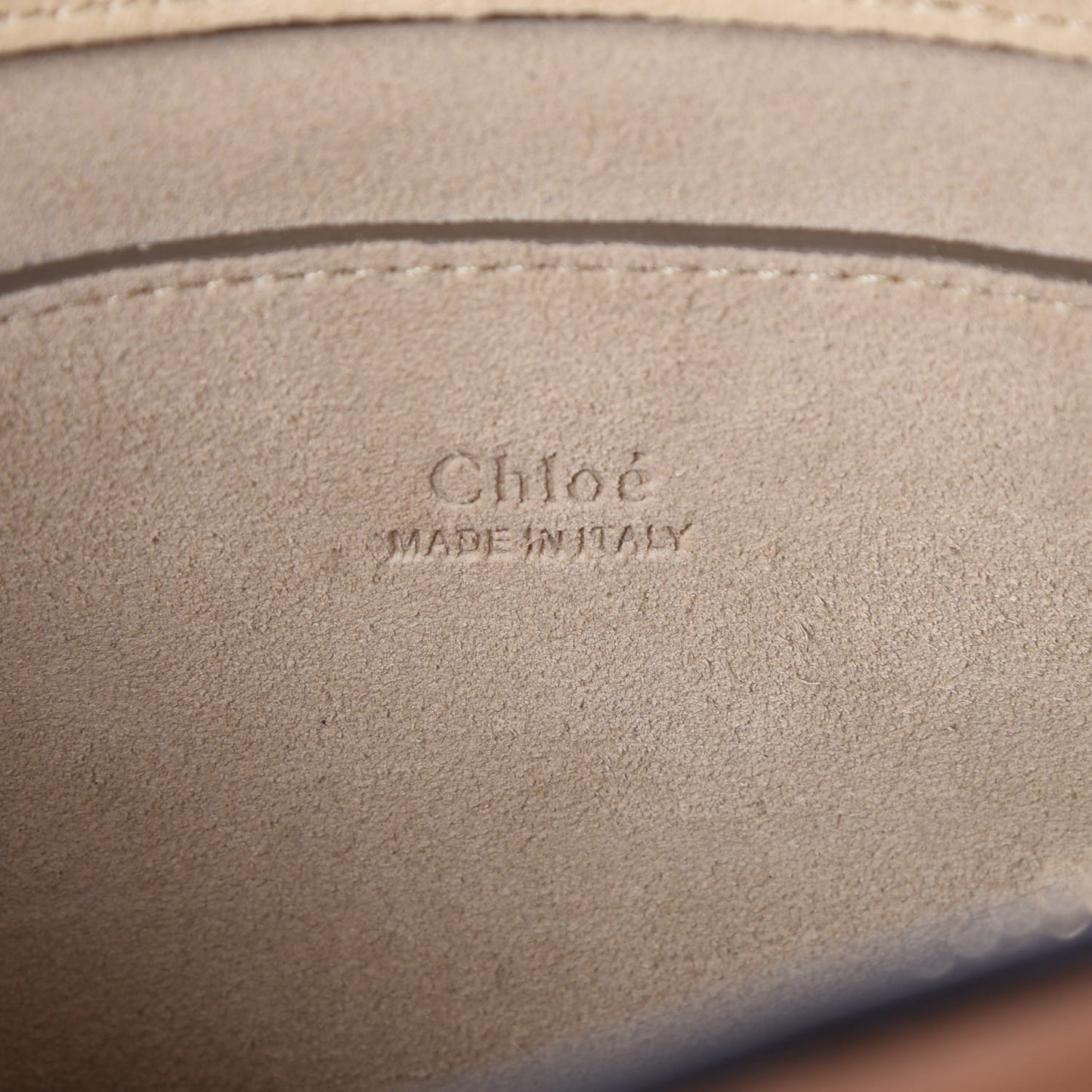 Calfskin Suede Small Pixie Bag Nougat
