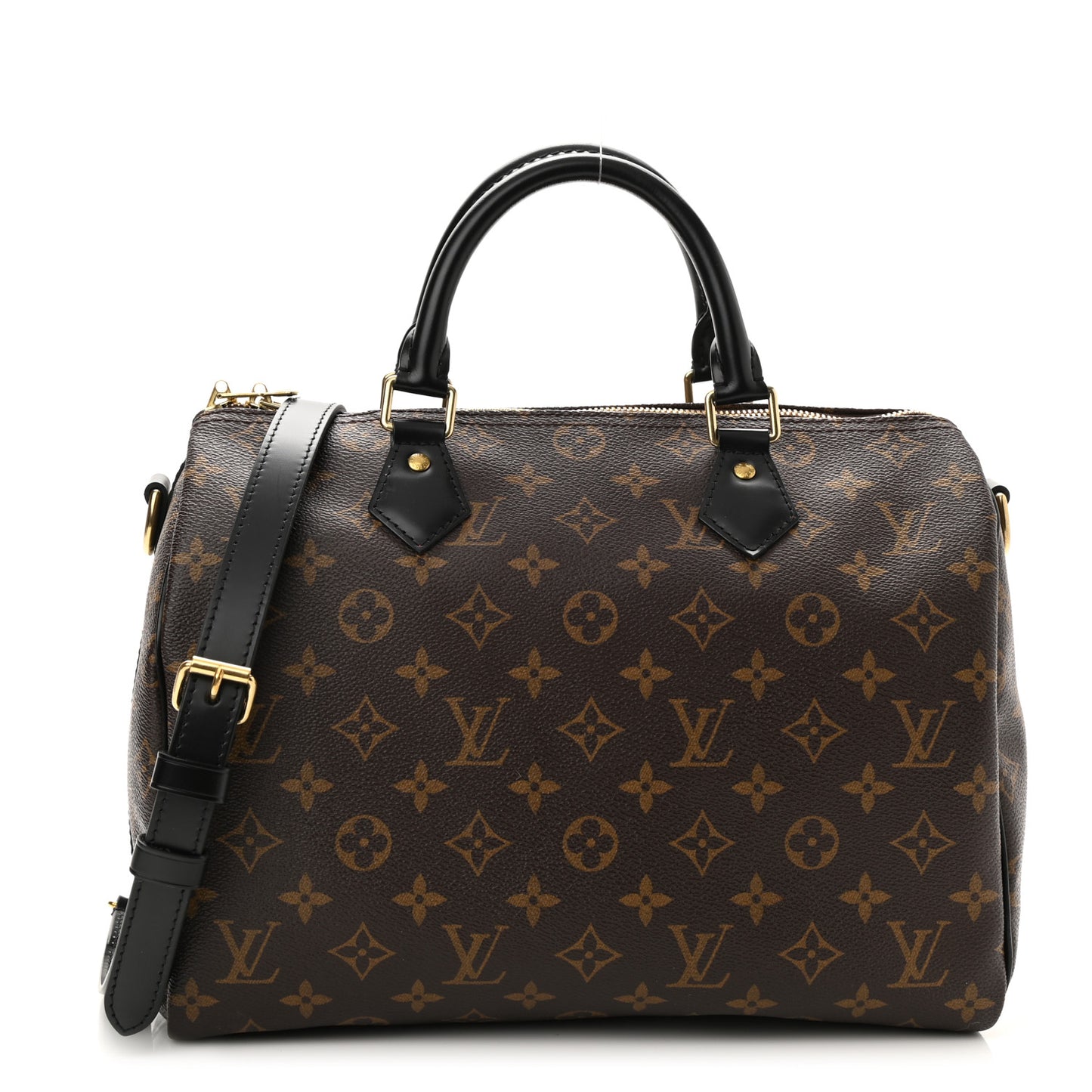 Monogram My World Tour Speedy Bandouliere 30 Black