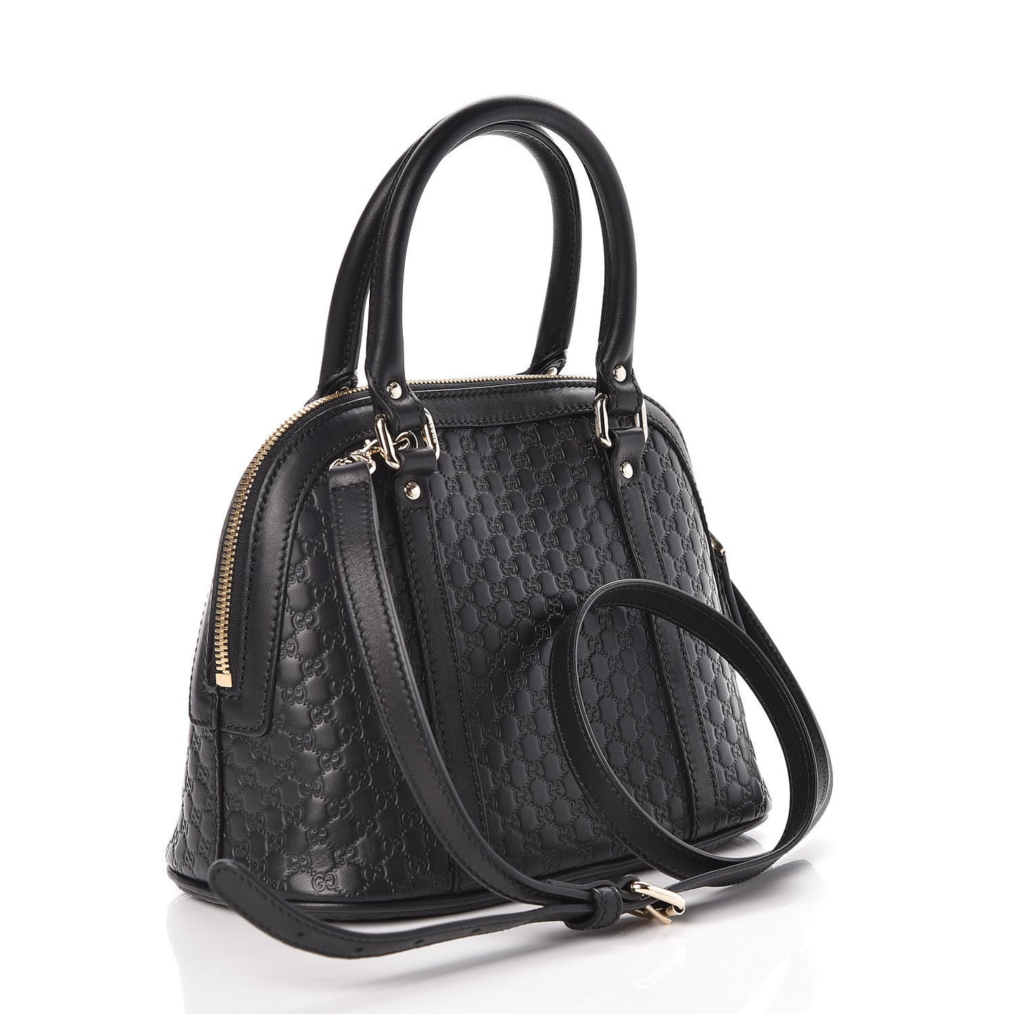 Microguccissima Mini Dome Bag Black