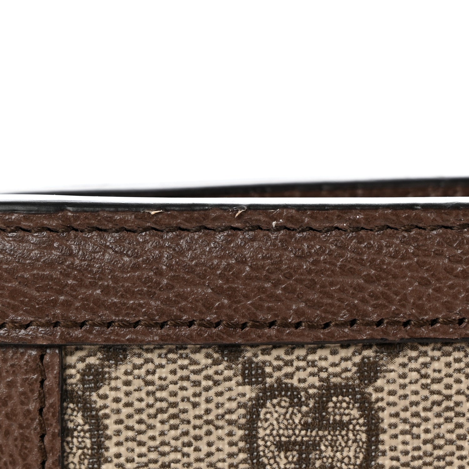 Gucci GG Supreme Monogram Web Ophidia Pouch Brown 10 of 10