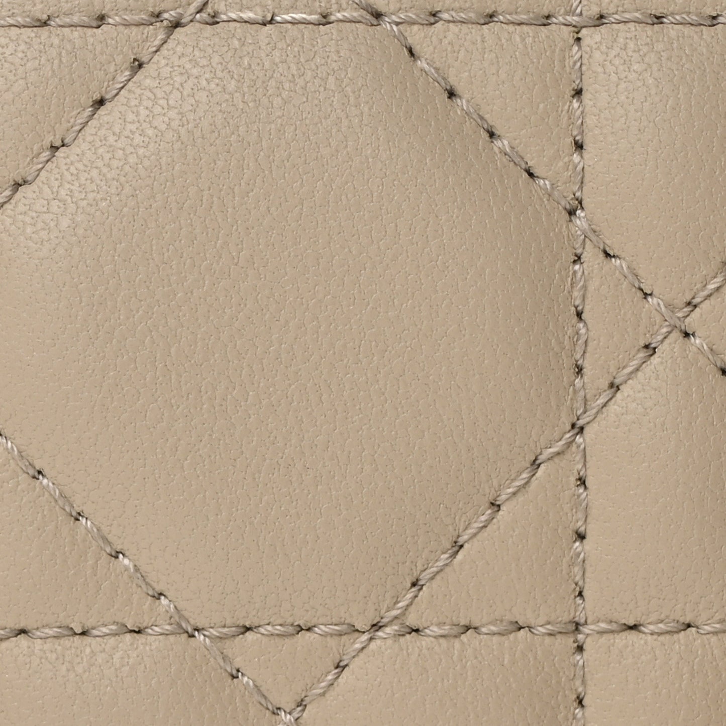 Lambskin Cannage Lady Dior Chain Wallet Corda