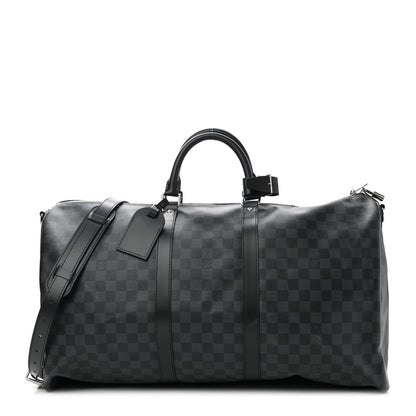 Louis Vuitton Damier Graphite Keepall Bandouliere 55 1 of 10